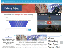Tablet Screenshot of embassybeijing.com